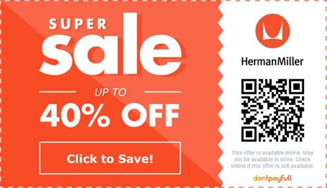 hermanmiller discount code